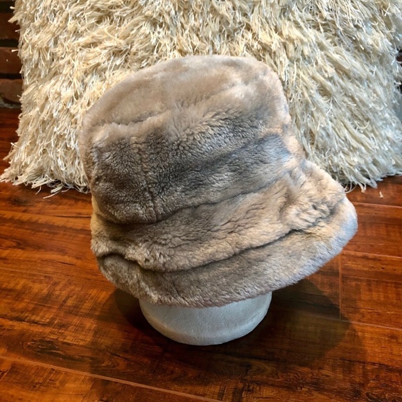 VINTAGE Bucket Fuzzy Crusher Fedora Hat main image 8